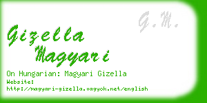 gizella magyari business card